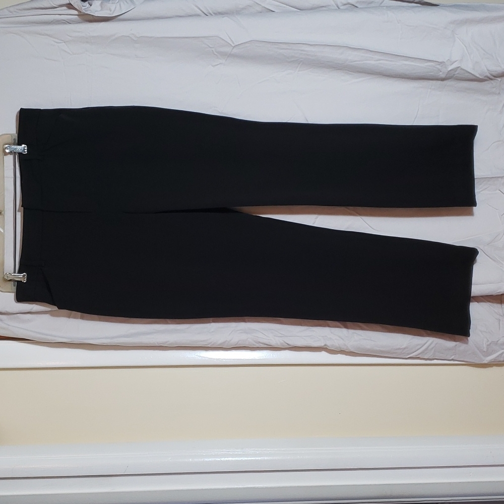 Womens pants, black, straight leg, dress style